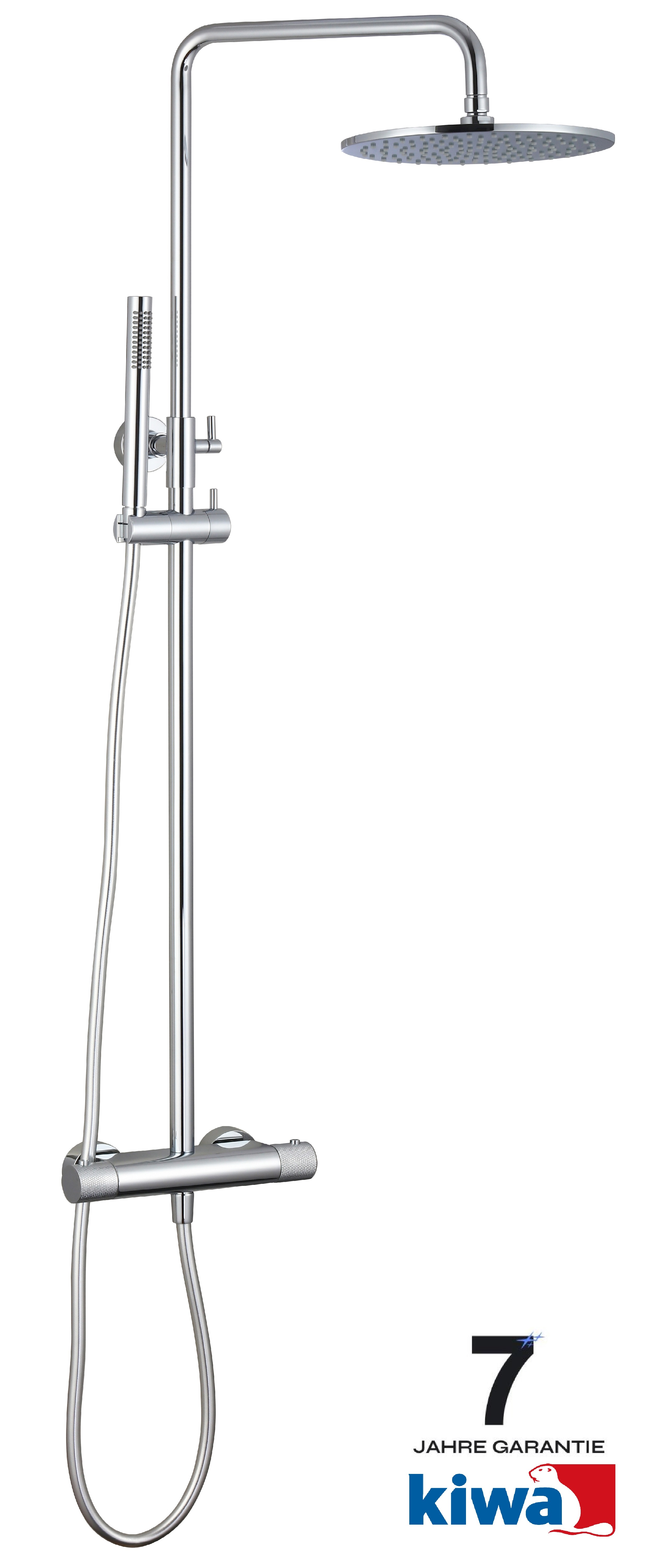 Duschsystem In Nickel-Optik – Komplett-Set Für Bad Und Dusche